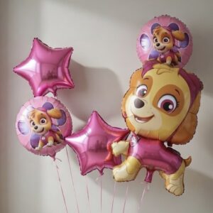 Sky, mancs őrjárat, mancsőrjárat, lufi, lufiszett, luficsokor, lufik, dekor, szülinap