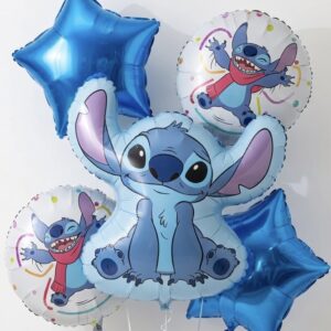 Stitch, lilo és stitch, lufi, lufiszett, fólia lufi, luficsokor, dekor, szülinap