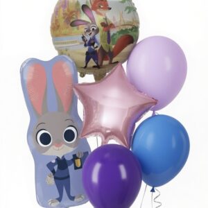 Zootropolis Judy nyúl fólia luficsokor gumilufikkal születésnapra.