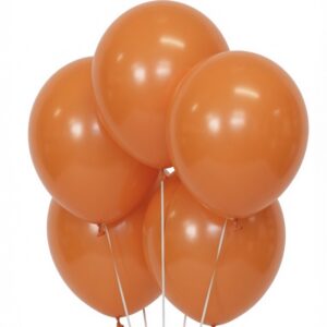 Narancssárga latex gumilufi születésnapra.
