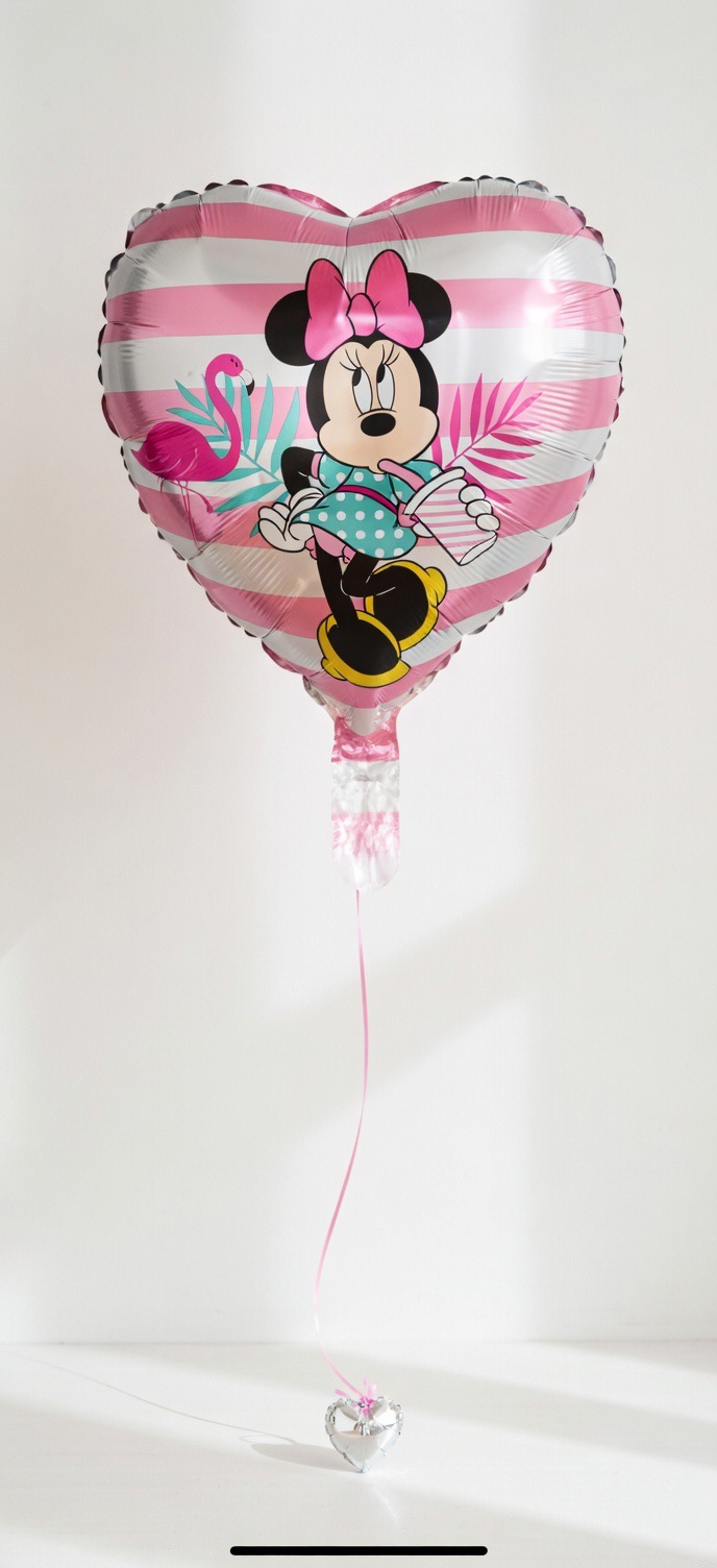 Minnie fólia luficsokor gumi lufikkal lányoknak szülenapra.